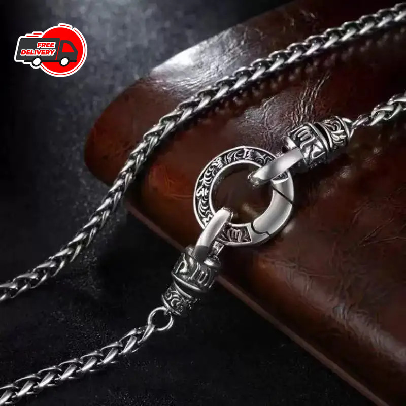 New 925 Sterling Silver Necklace Woven chain For Men Women Fashion Clavicle