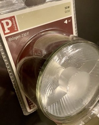 PAULMANN SPOT ES 111 230V 50W HALOGEN GU10 FLOOD  24° WARM WHITE DIMMBAR QPAR111