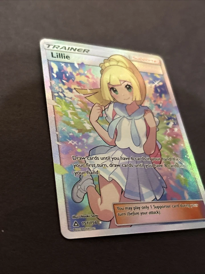Lillie Full Art Pokemon Pokemon Sun and Moon Ultra Prism 151/156 - read desc  - Image 3 of 4