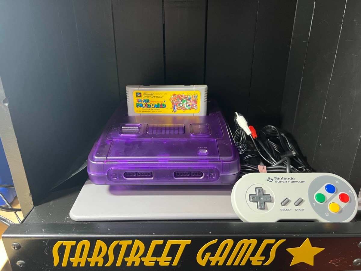 Super Famicom REGION FREE RESHELL S-VIDEO SNS-CPU-GNP-002 SHIELD Decals  incl