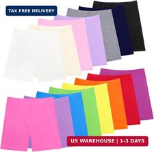 HOLLHOFF 15 Pack Girls Dance Shorts, Bike Shorts for Toddlers, Biker Cartwheel U