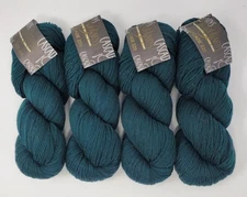Cascade 220 Yarn (Lot of 4) Color #9405 Pine 3.5oz/220 Yards ea. Made in Peru