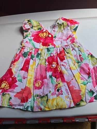 Vestido Ralph Lauren Infantil Primavera II Rosa Estampado Floral Talla 3 Meses Nuevo - Imagen 5 de 6