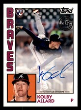 2019 Topps Kolby Allard - 1984 Baseball Autographs #84A-KA Rookie RC Auto