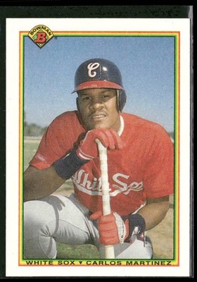 1990 Bowman Carlos Martinez Rookie #322 Chicago White Sox
