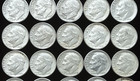 ROOSEVELT DIME~90% Silver~ROLL LOT of 50~1962-63-64 P-D MINT)~EF-NEAR-UNC. READ! — photo 3