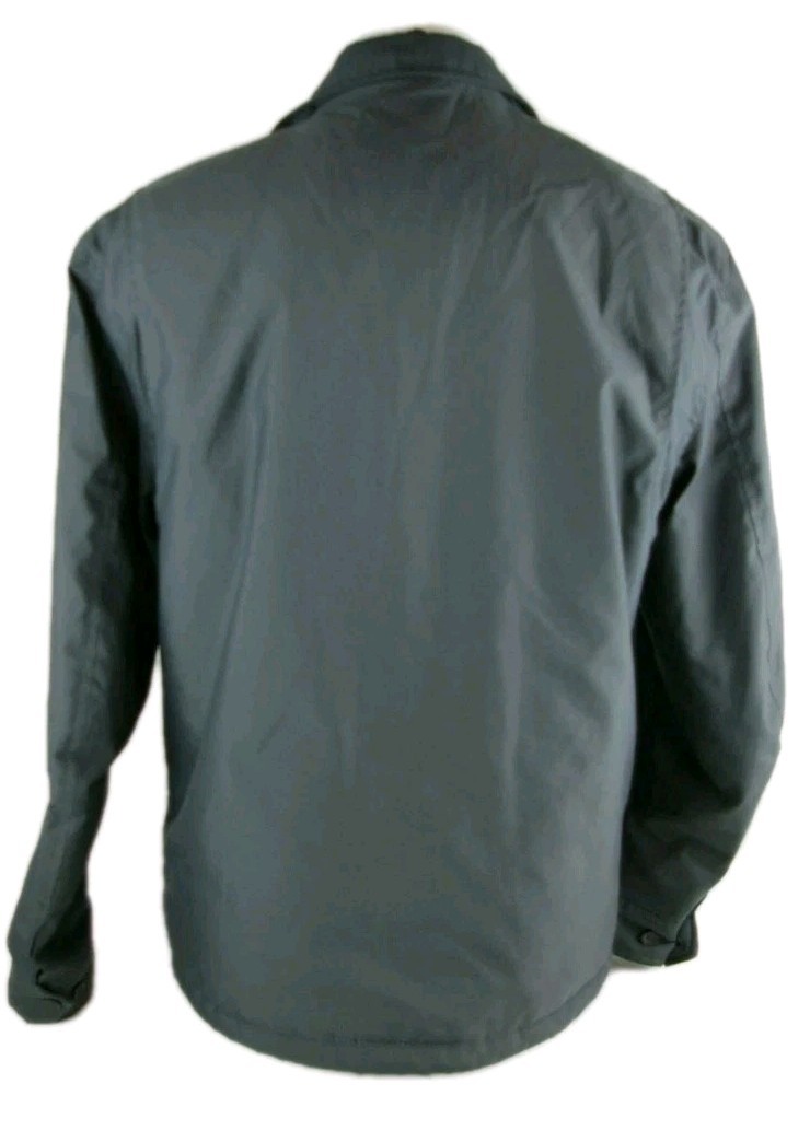 Chaps Solid Gray Full Zip Fleece Lined Jacket Men… - image 17