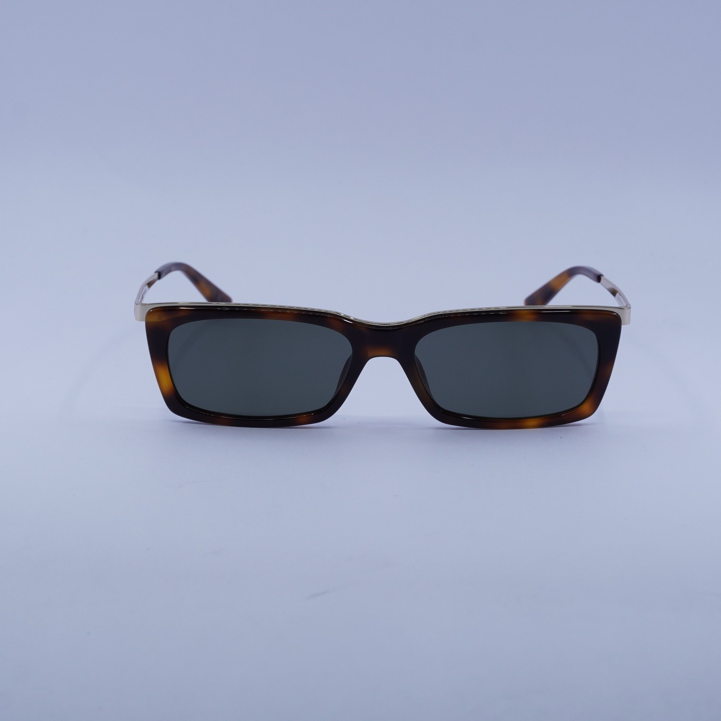 Occhiali da sole Saint Laurent SL 766 004 avana oro grigio 57 17 145 nuovi autentici