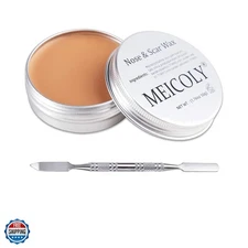 Scar Wax Kit with Spatula,SFX Scar Makeup,Fake Nose Skin Putty Wax Makeup for...