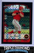 2003 Bowman Chrome #130 Jim Thome XFractor Phillies Z228
