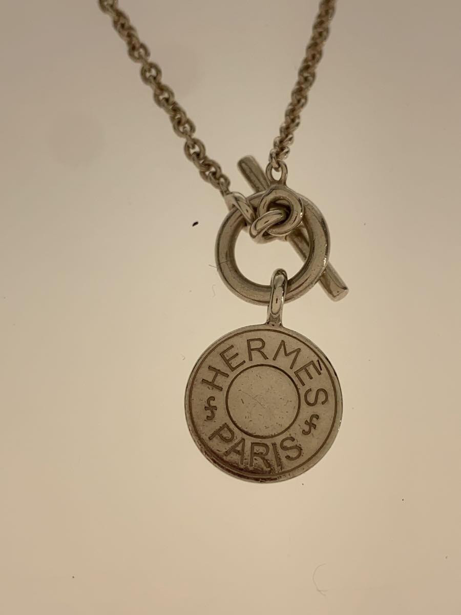 Hermes Necklace/Amulet Crew De Cel Serie/Sv925/Ladies// 154
