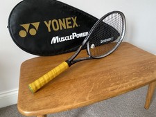 Rare Yonex Muscle Power MP-3i & case, VG used condition,  95sq in Leather Grip