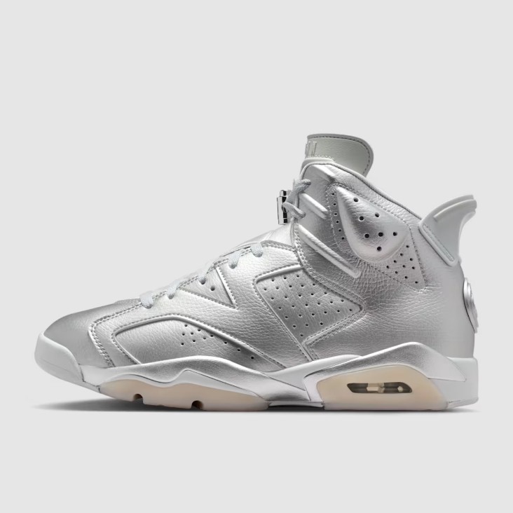 New Nike Air Jordan 6 x PSG Paris Saint-Germain - Metallic Silver