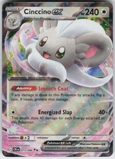 Holo Cinccino ex 073/086 Double Rare Chaos Rising Near Mint