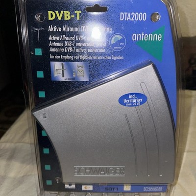 SCHWAIGER DVBT AKTIV DTA 2000 Verstärker 20 dB Antenne OVP Unbenutzt