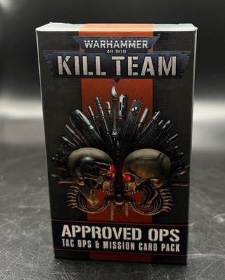 Warhammer 40000 Kill Team Approved Ops Tac Ops & Mission Card Pack Deck Building