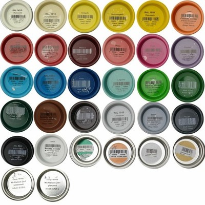 ( 33,60/l) 125 ml Wilckens 2in1 BUNTLACK 30 Farben seidenmatt DIY basteln Hobby
