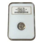 1959-D 10C Roosevelt Dime FA 00 - NGC Fatty Sample Slab