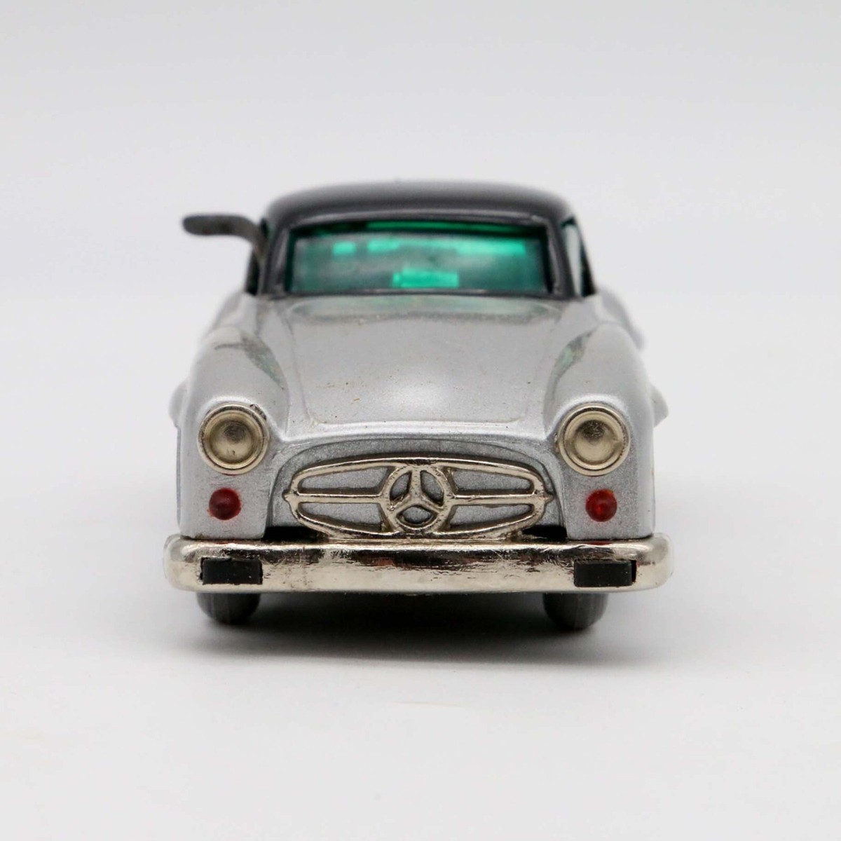 Lilliput Schuco Micro Racer Mercedes 1044 Silver Wind-Up w/ Key in
