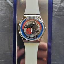 Image of Swatch Watch SUOZ195 This Is My World Blue. 2015. New And Unworn. New Battery.