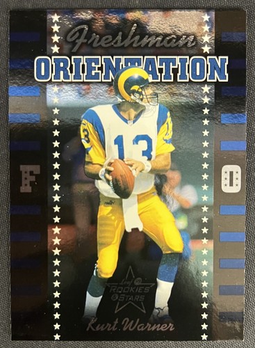 1999 Leaf Rookies & Stars #FO-4 Kurt Warner Freshman Orientation /2500 Rams - 第 1/2 張圖片