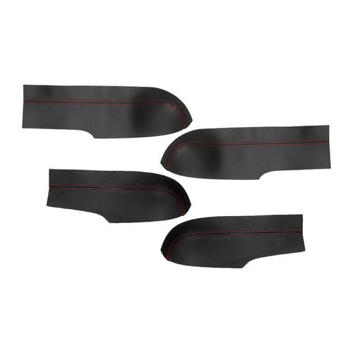 B+Red Interior Door Handle Panel Armrest Cover For Honda Civic 8th Gen 2006-2011 - Picture 2 of 6