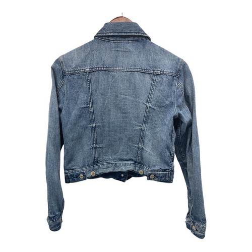 Levi’s Women’s /Youth Girls Blue Jean Button Down Jacket Medium - Picture 4 of 5