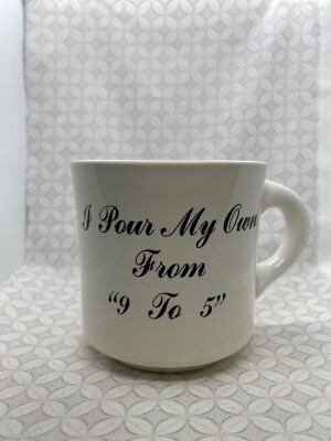 Vintage 9 to 5 Movie Promo coffee cup mug Dolly Parton Lily Tomlin  promotional | eBay