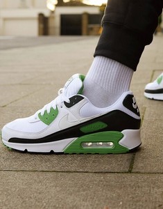 air max 90 green white