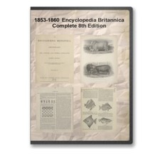 1853-1860 Encyclopedia Britannica Complete 21 Volume 8th Edition E43