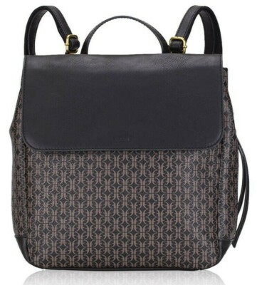 Fossil Claire Black Brown Signature Backpack maxresdefault.jpg main image 3