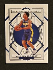 Malcolm Brogdon National Treasures 2020 Basketball Card 74/99