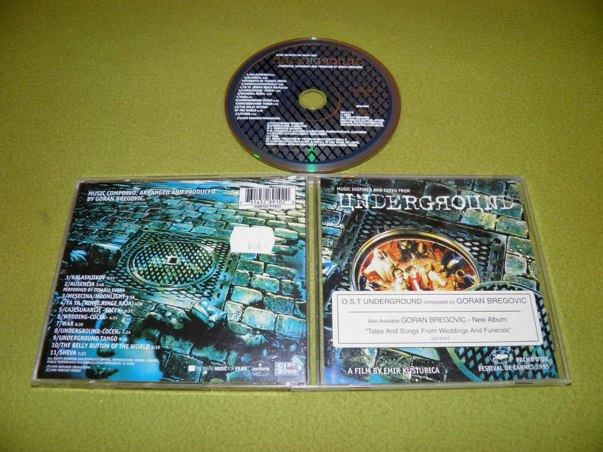 Goran Bregovic - Underground - Soundtrack 1995 Soundtrack CD EX