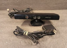 Microsoft Kinect Sensor Bar for Xbox 360 1414 with AC Power Adapter 1429 Tested