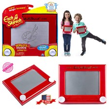 Shake-to-Erase Pencil Free Drawing Toy Ages 3 No Batteries Needed Classic Red