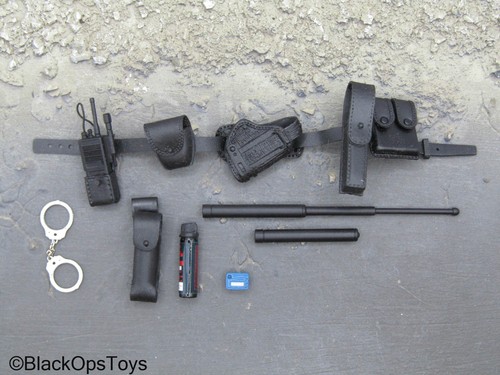 1/6 Scale Toy G4 Michael Chan Police FBI - Black Police Battle Belt Set - Afbeelding 3 van 4