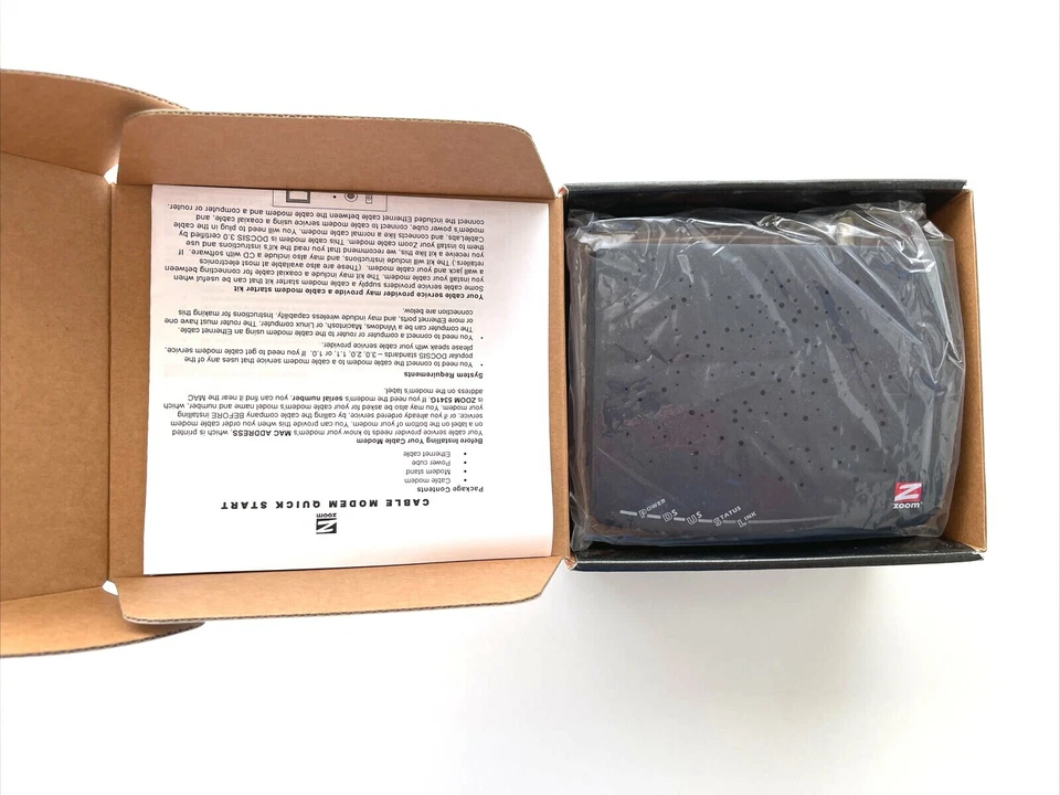 New Zoom Cable Modem Docsis 3.0 172 Mbps Speed - Model 5341-02-00H - Image 2 of 4