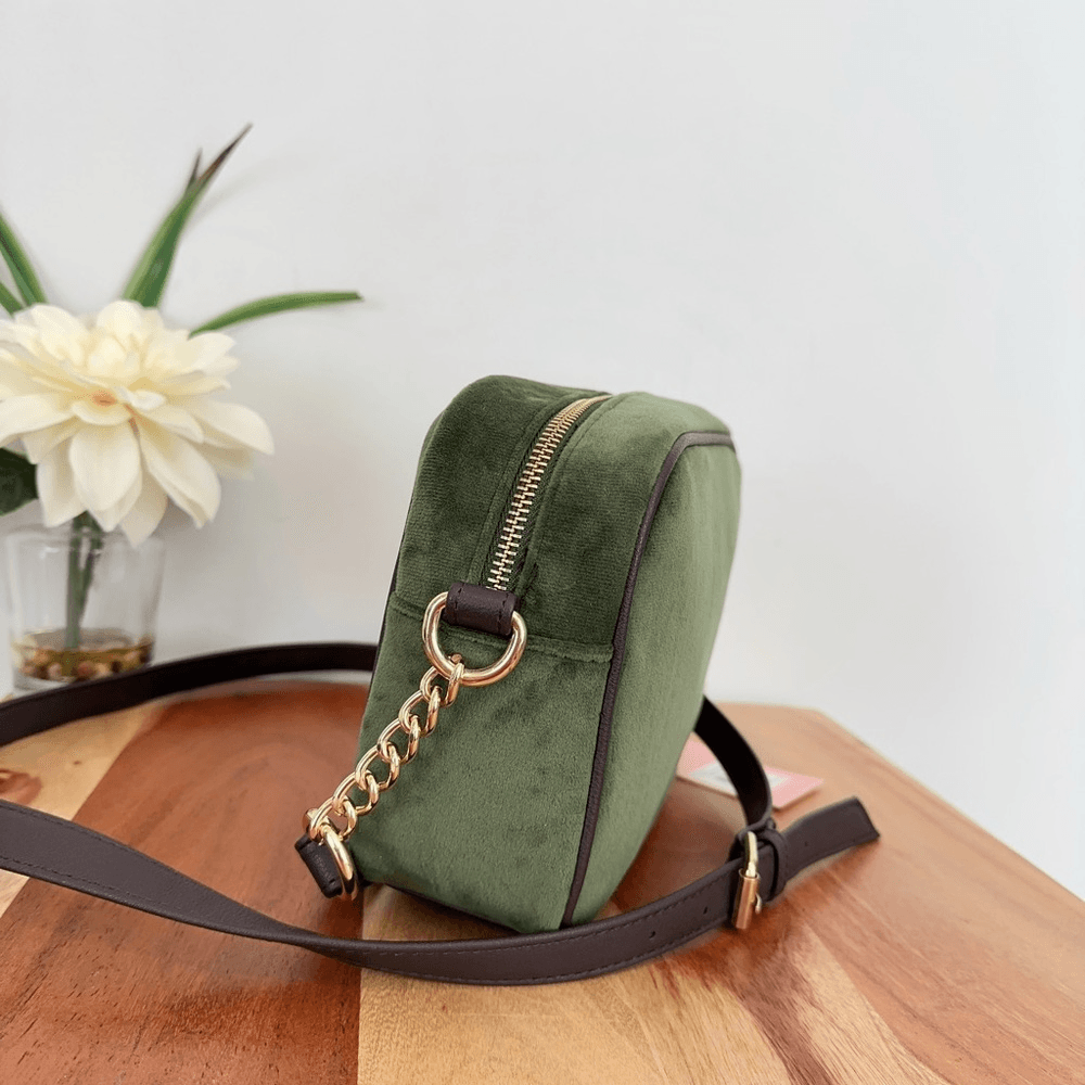 NWT Juicy Couture Bag Heritage Crossbody In Green