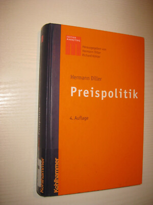 Preispolitik - von Hermann Diller , 4. Auflage 2007