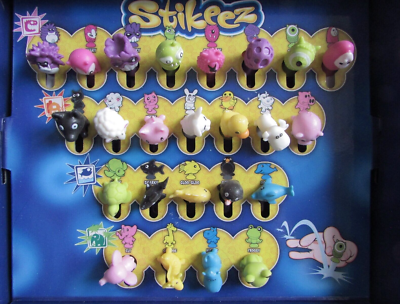 Coffret 24 Figurines Micro Popz ! Stikeez LIDL 2014 - Collection Complète TBE
