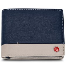 Genuine Leather Minimalist Bifold Wallets For Men RFID Blocking Slim Mens Wallet