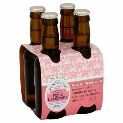 Fentimans Botanically Brewed Rose Lemonade - 4 x 200ml (27.05fl oz)