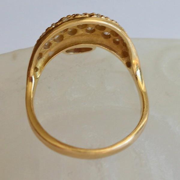 *Brilliant ring ring with ruby brilliant 0.55 ct … - image 4