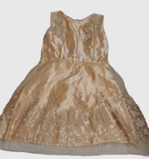 Golden Net Dress for Women Size 14-16