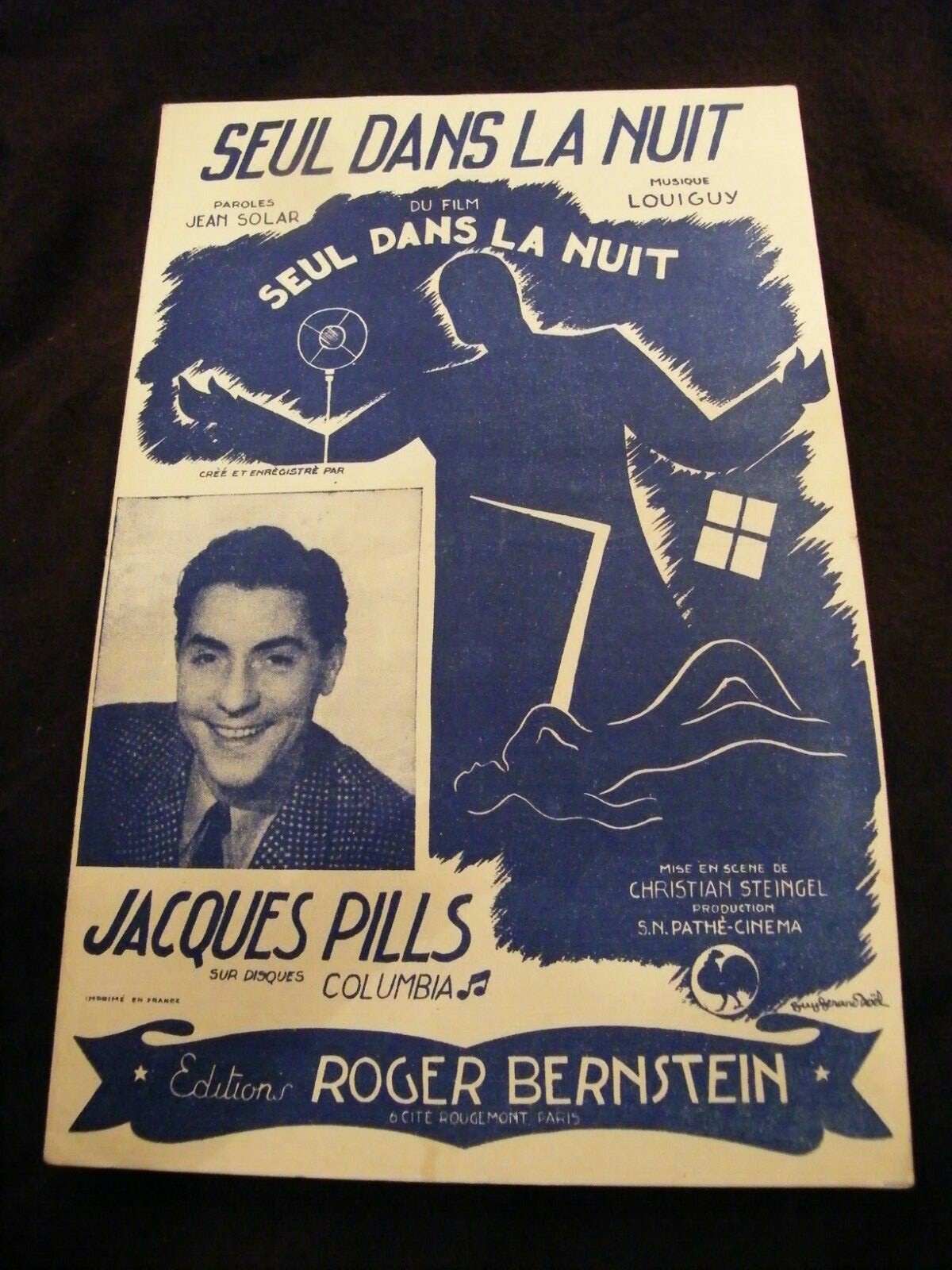 Solo Partition In The Night Jacques Pills Music Sheet