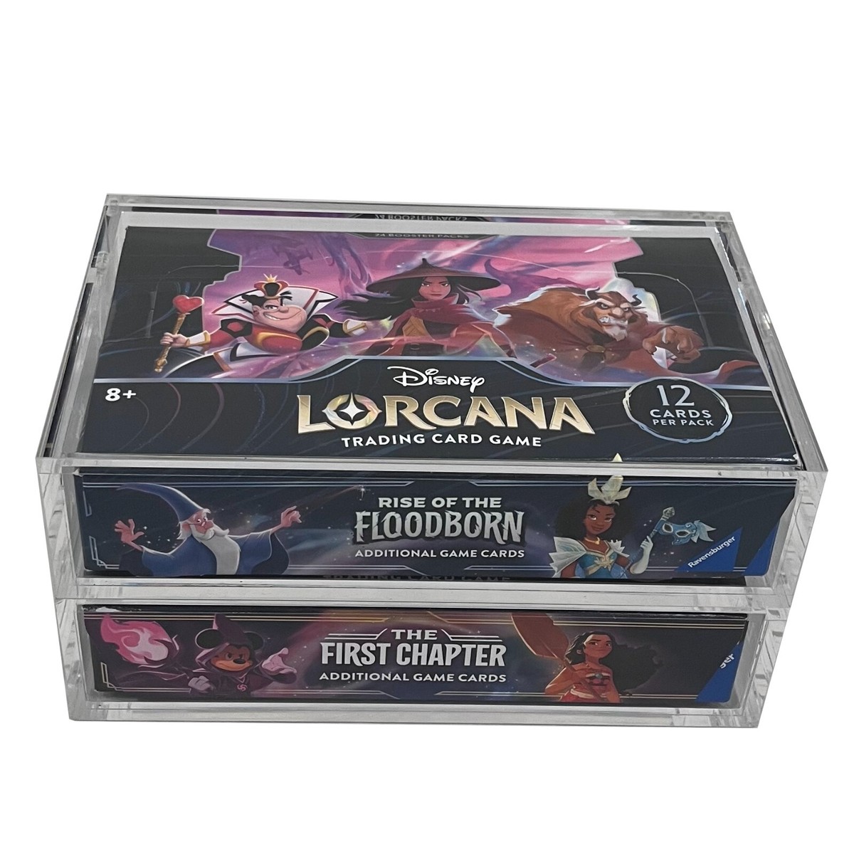 Disney Lorcana Booster Box Acrylic Display Case Magnetic Close UV protected  | eBay