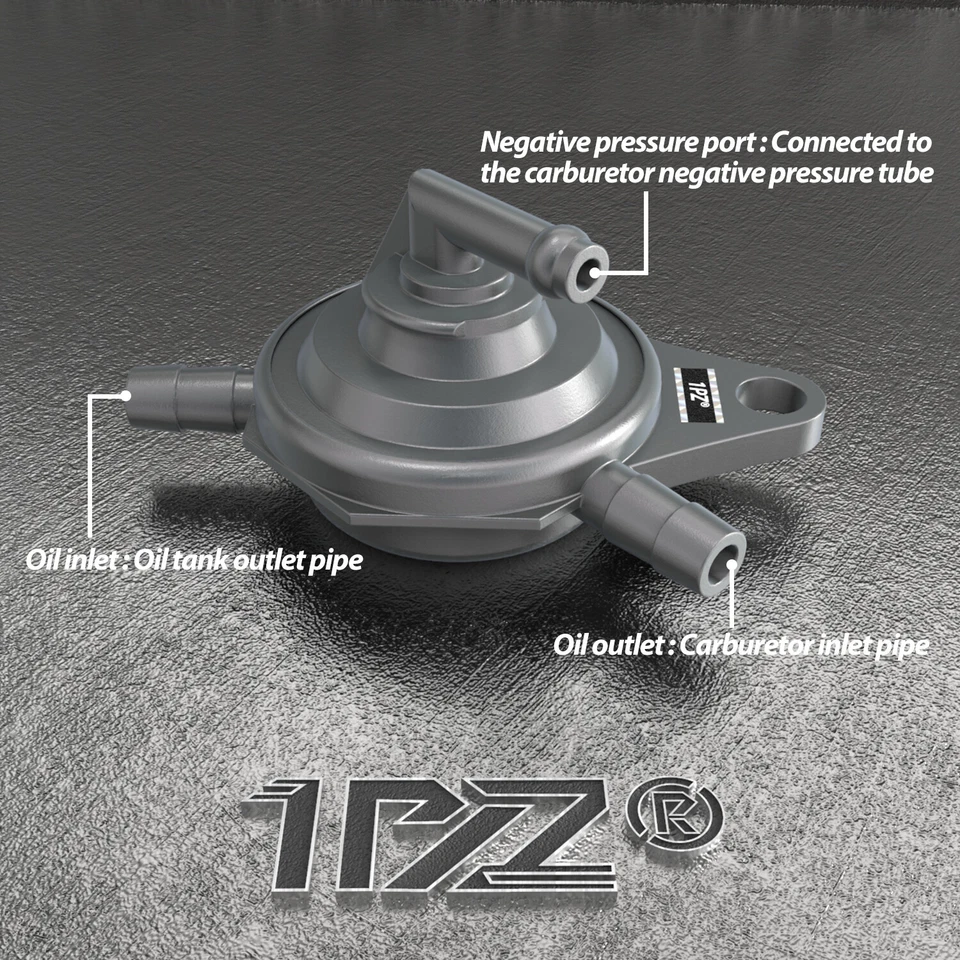 2 x Válvula de bomba de combustible de vacío Válvula de vacío Petcock para GY6 50cc-150cc Scooter chino ATV Foto 4 de 4