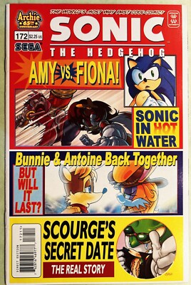 SONIC The HEDGEHOG Comic Book #172 April 2007 First Edit Bagged & Boarded VF+