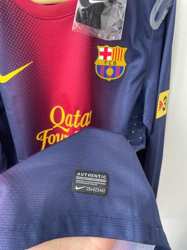 PLAYER ISSUE BARCELONA 2012/2013 HOME SOCCER SHIRT JERSEY CAMISETA NIKE INIESTA - Picture 10 of 18