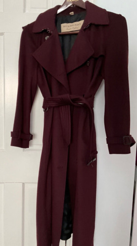 Burberry | Women's Wool & Cashmere Burgundy Long T
